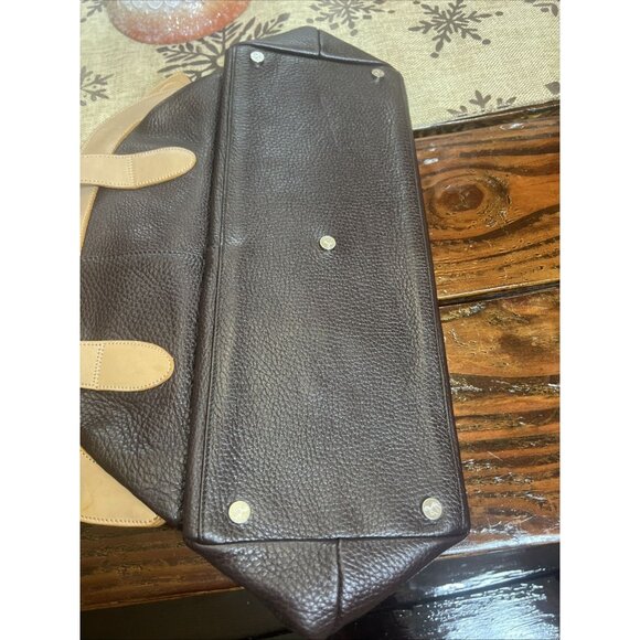 PETUSCO Spanish Genuine Leather Made in Spain Brown Doctor Style Shoulder Bag - Picture 7 of 12